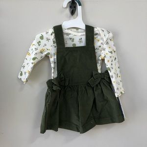 Carters Pear and floral 2 piece set